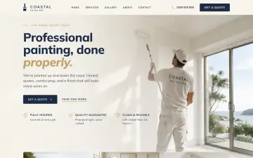 Preview of the Coastal Painting website