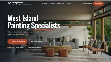 Preview of the Prestige Painting website